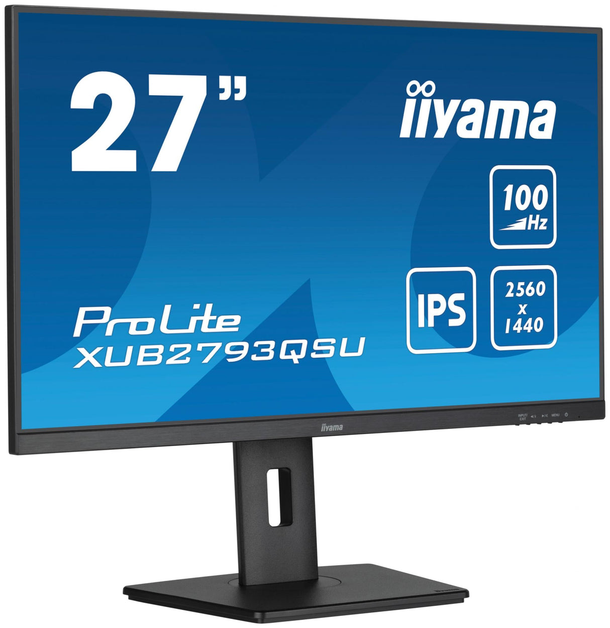 Iiyama ProLite XUB2793QSU-B6 27 2560 X 1440 (2K) HDMI DisplayPort 100Hz Pivot-skärm