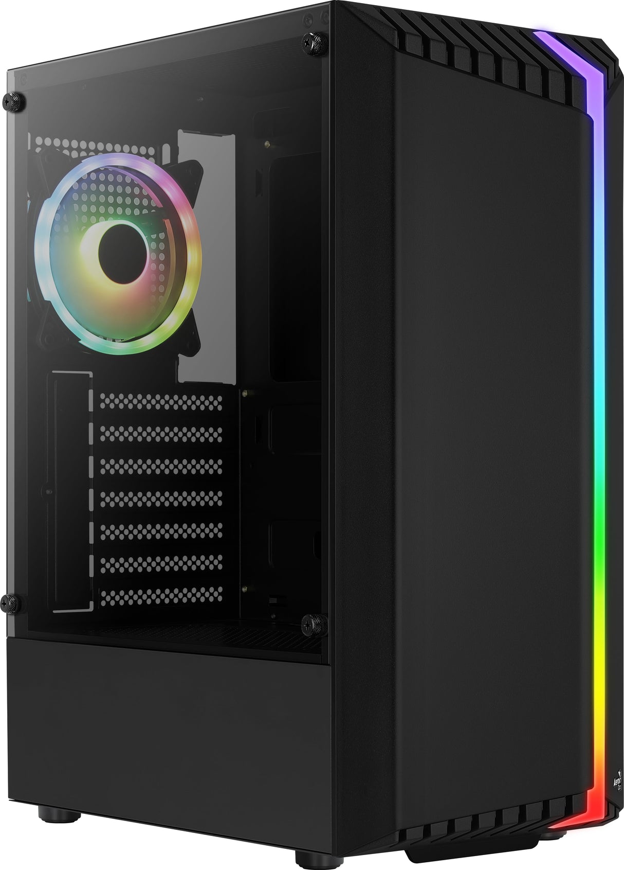 AeroCool PGS V Series Bionic Tower ATX Ingen strömförsörjning Svart