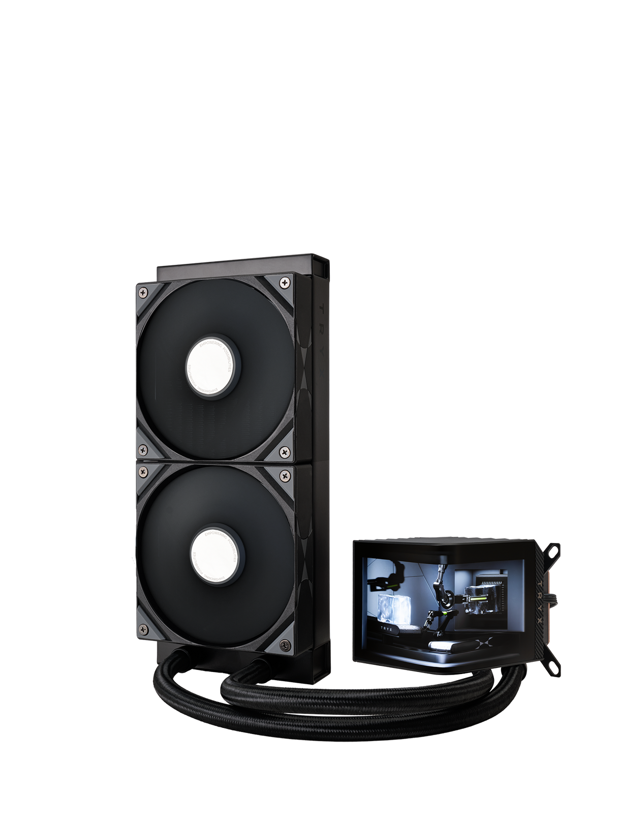 TRYX PANORAMA 240mm AIO Liquid Cooler Svart