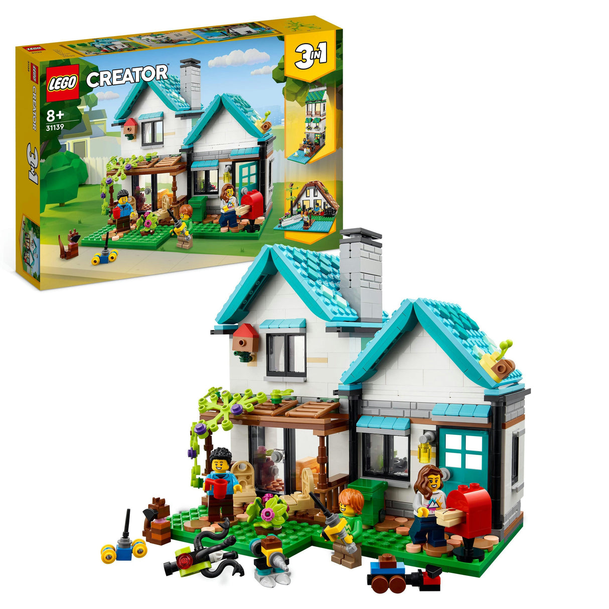 LEGO 31139 Creator 3-i-1 Cozy House Construction Toy