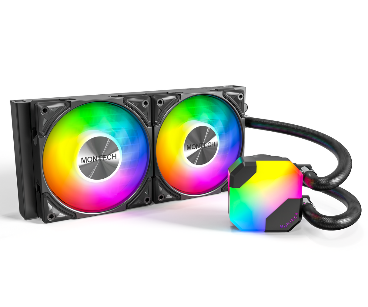 Montech Hyper Flow ARGB 240 AIO, Svart