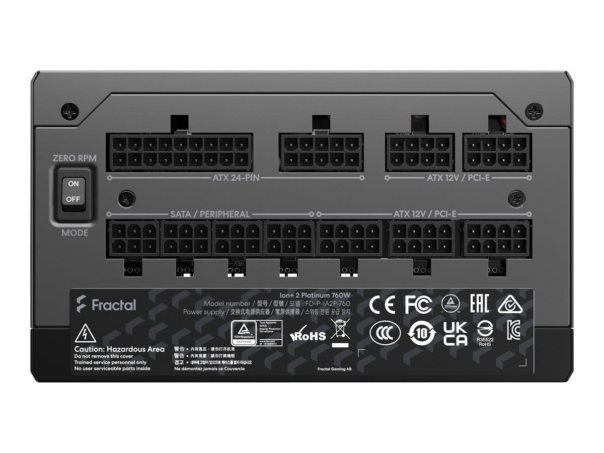 Fractal Design Ion+ 2 Platinum 760W Strömförsörjning 760Watt