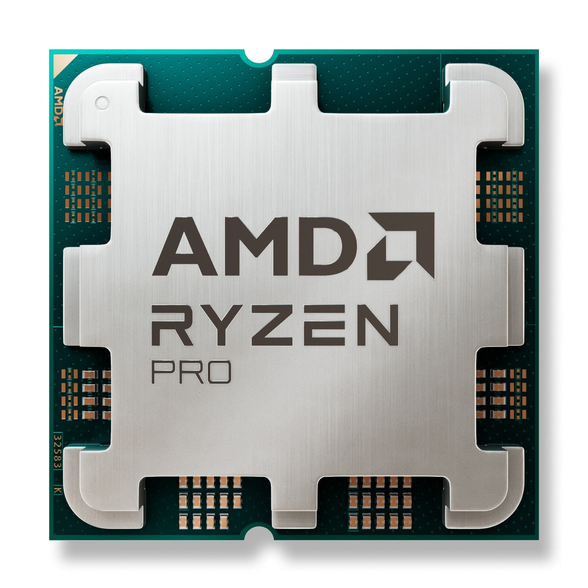 AMD Ryzen 7 PRO 8700G – AM5 – Tray – selve AM5-processoren set ovenfra uden køler