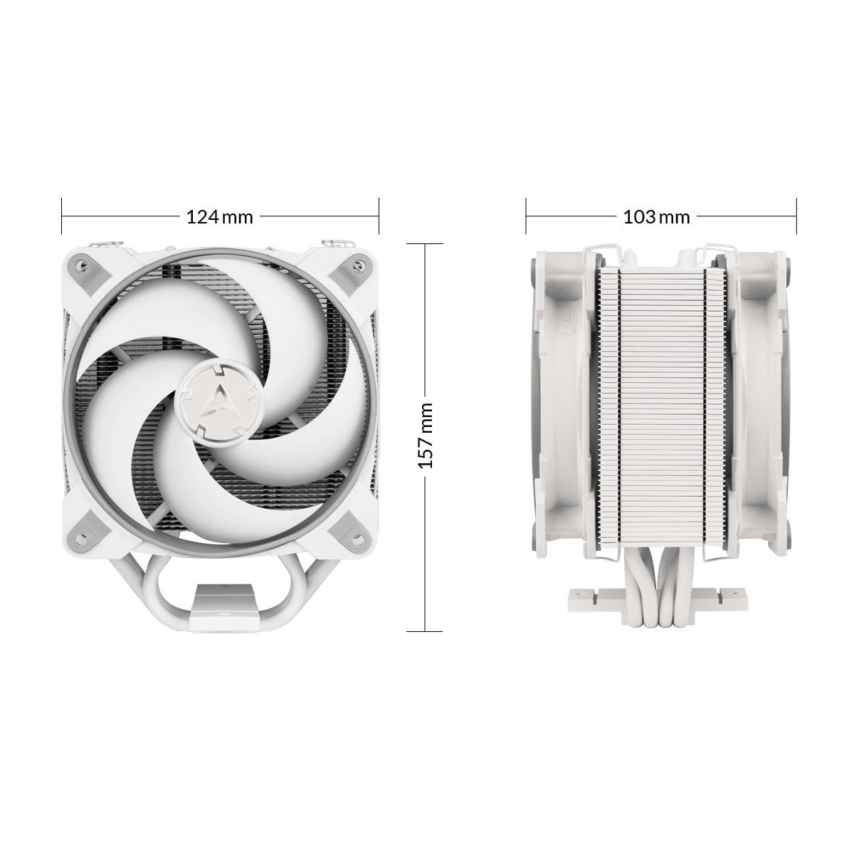 ARCTIC Freezer 34 eSports DUO Processor-køler 1-pack Grå Hvid 120mm ARCTIC