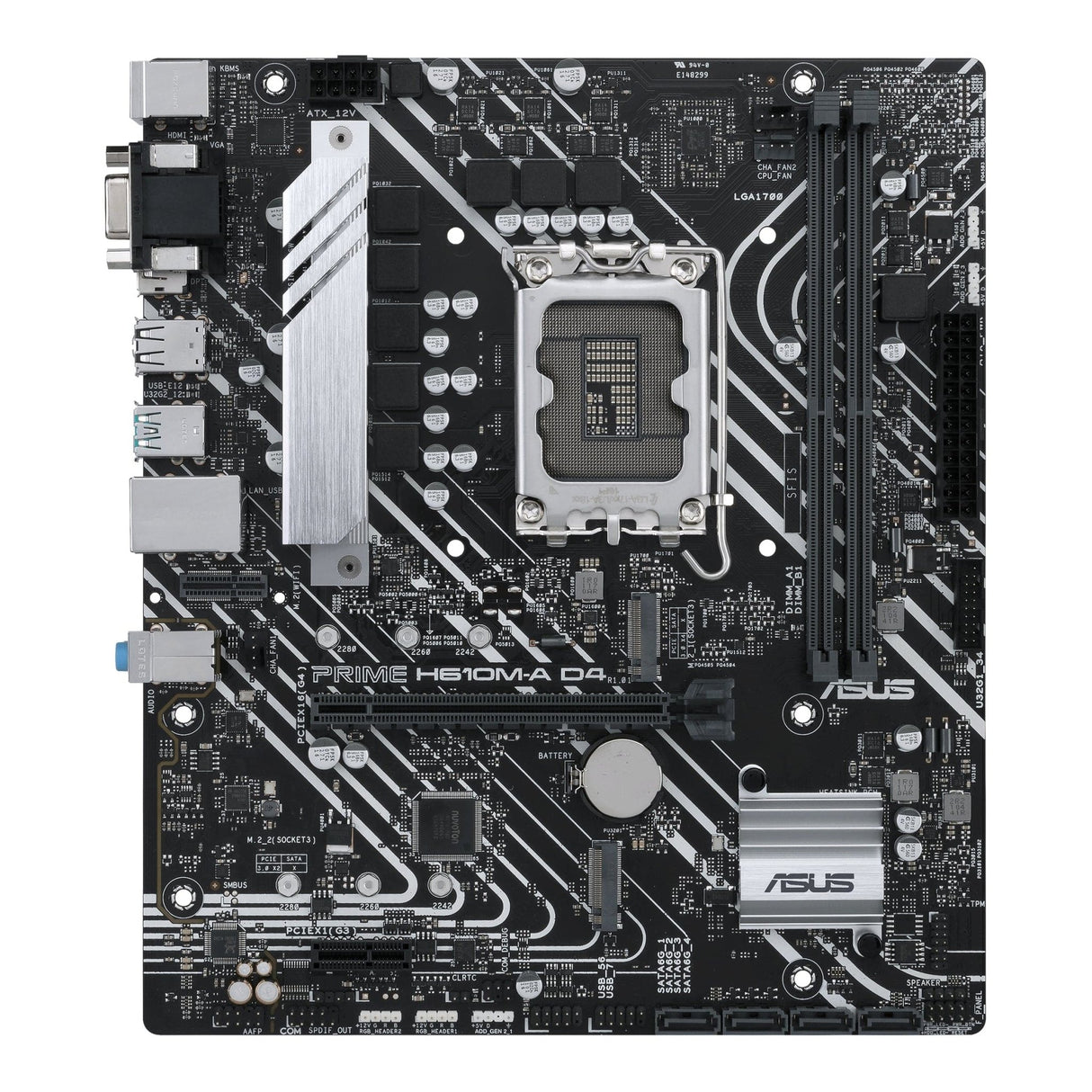 ASUS PRIME H610M-A D4 Micro-ATX LGA1700 Intel H610 Asus