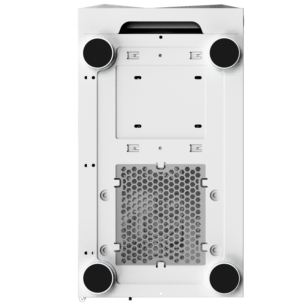 Montech X3 Mesh Vit - Härdat Glas