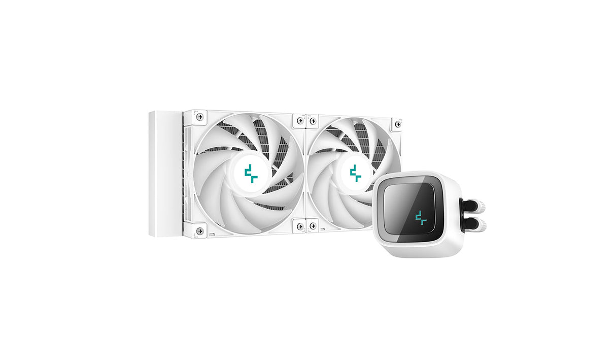 Deepcool LS520 WH Processor Vätskekylsystem 1-pack Vit 120 mm