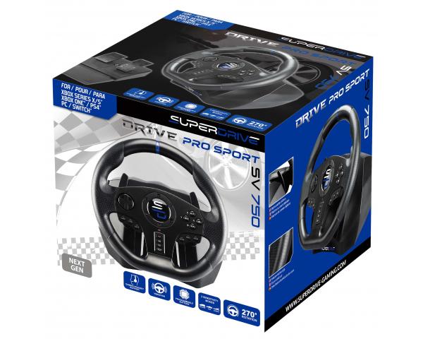 Subsonic Superdrive SV850 inkl. Pedals (PS4 / XBOX / Switch / PC) Subsonic