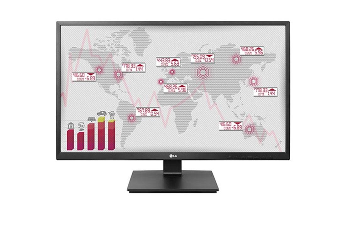 LG 27BK55YP-B 27 1920 X 1080 (Full HD) DVI VGA (HD-15) HDMI DisplayPort 75Hz Pivot Monitor