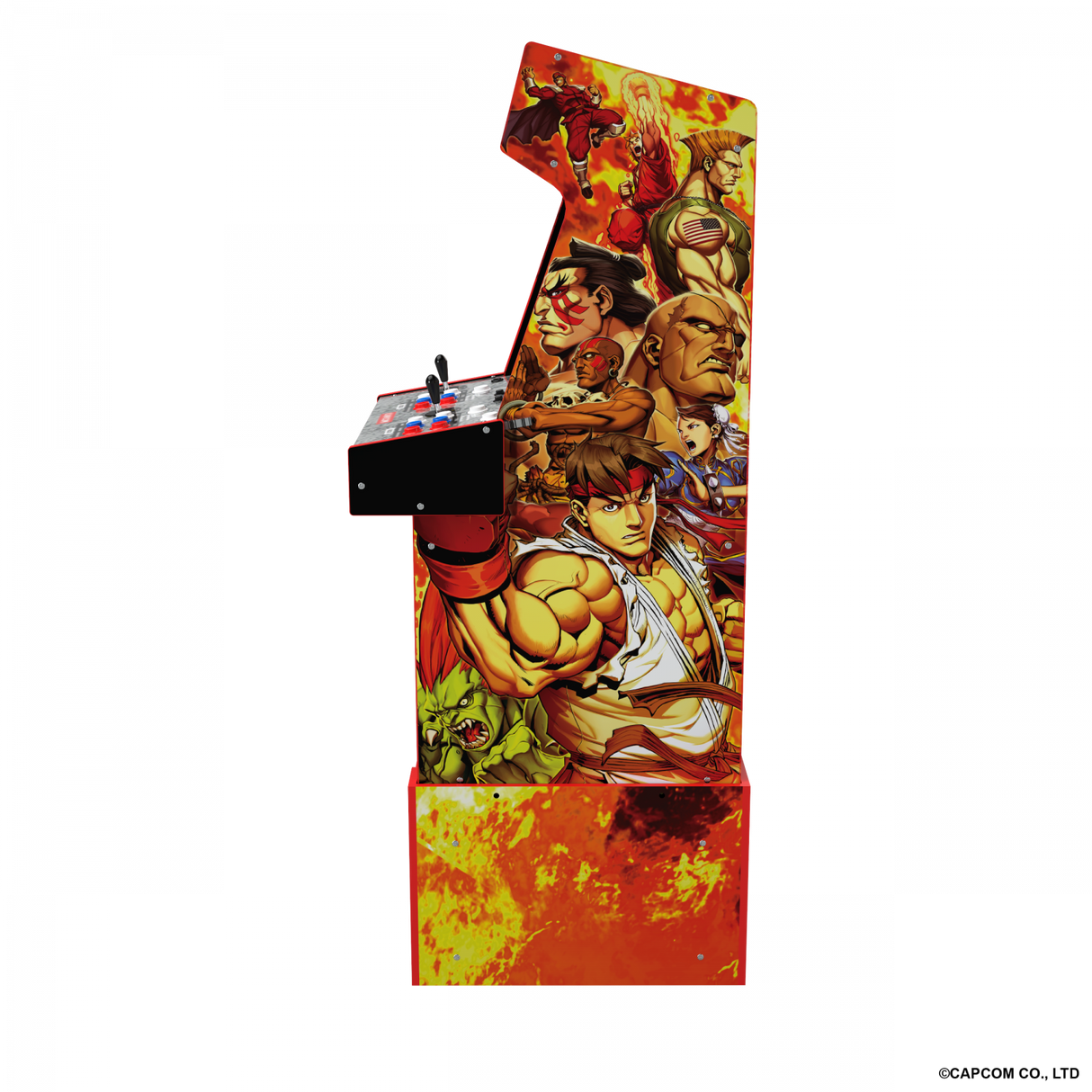 ARCADE 1 UP STREET FIGHTER LEGACY 14-I-1 WIFI-AKTIVERAD ARCADE MACHINE