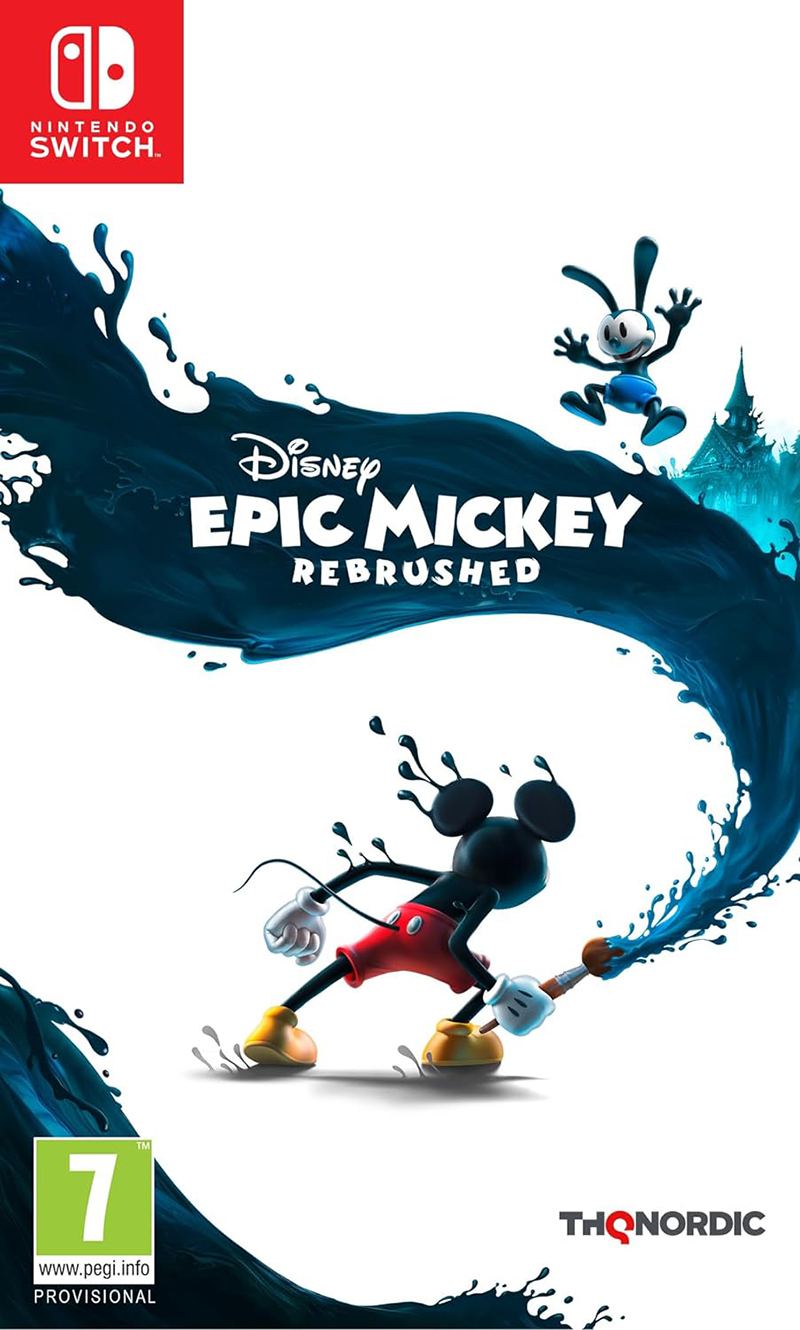 Disney Epic Mickey: Rebrushed – Nintendo Switch – spilomslag