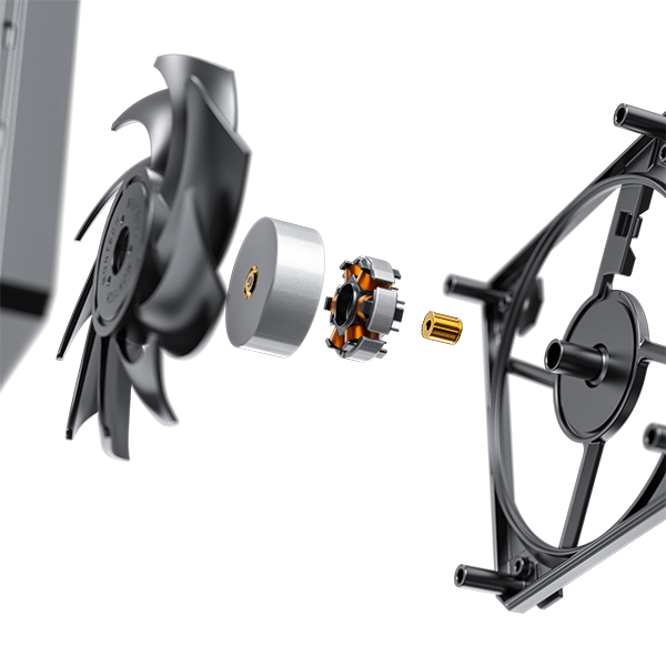 Montech METAL ST12 Svart - Single Tower CPU-kylare / 5 Värmerör