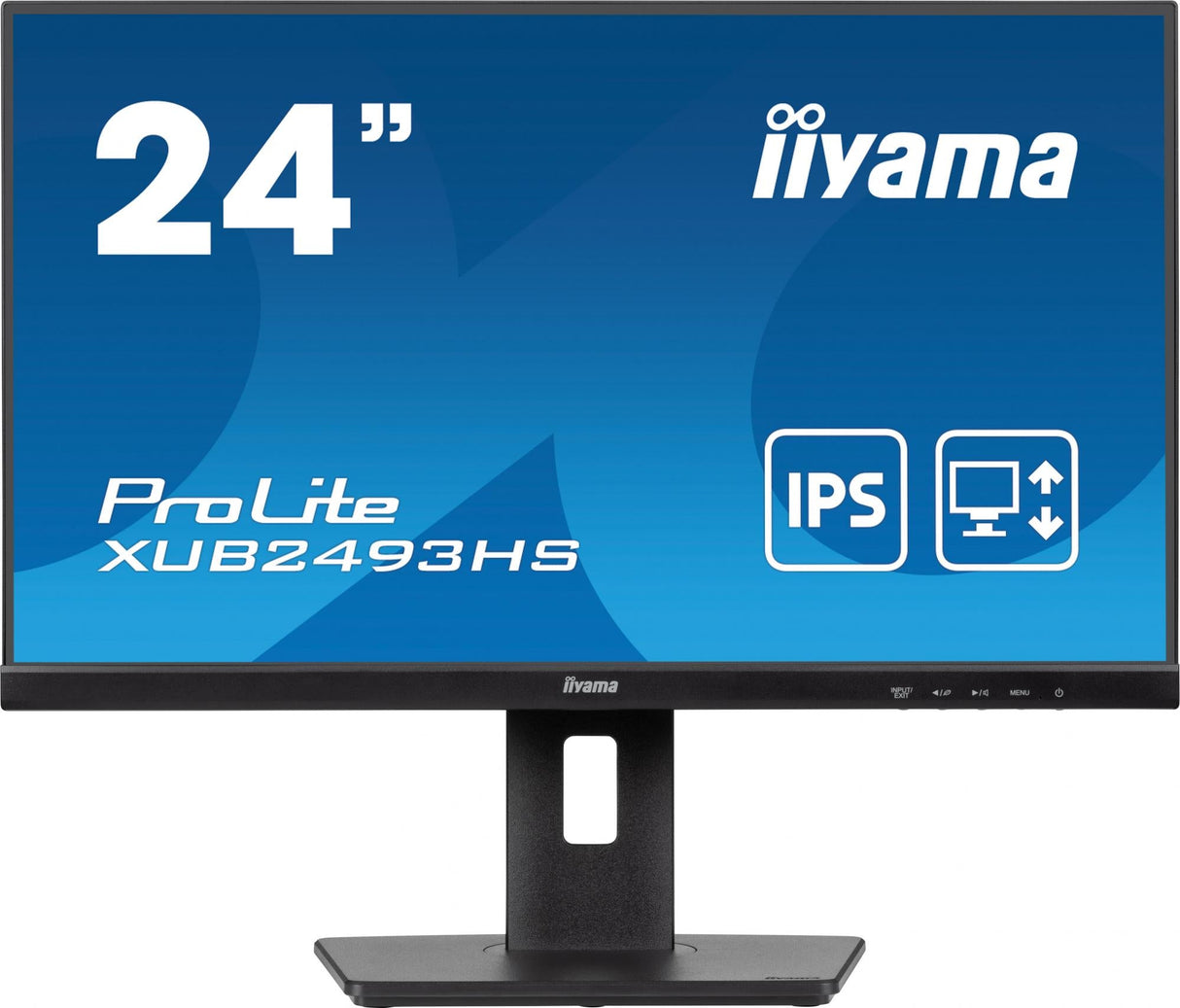 Iiyama ProLite XUB2493HS-B6 24 1920 X 1080 (Full HD) HDMI DisplayPort 100Hz Pivot Monitor