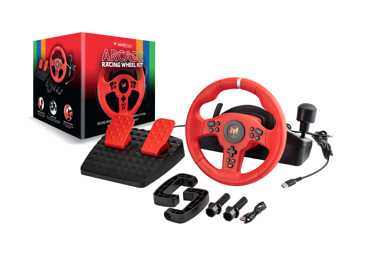 Maxx Tech - Arcade Racing Wheel Kit – produktbillede