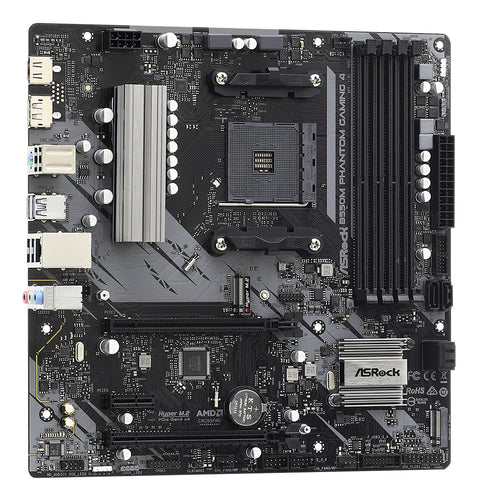 ASRock B550M Phantom Gaming 4 bundkort - produktbillede 4