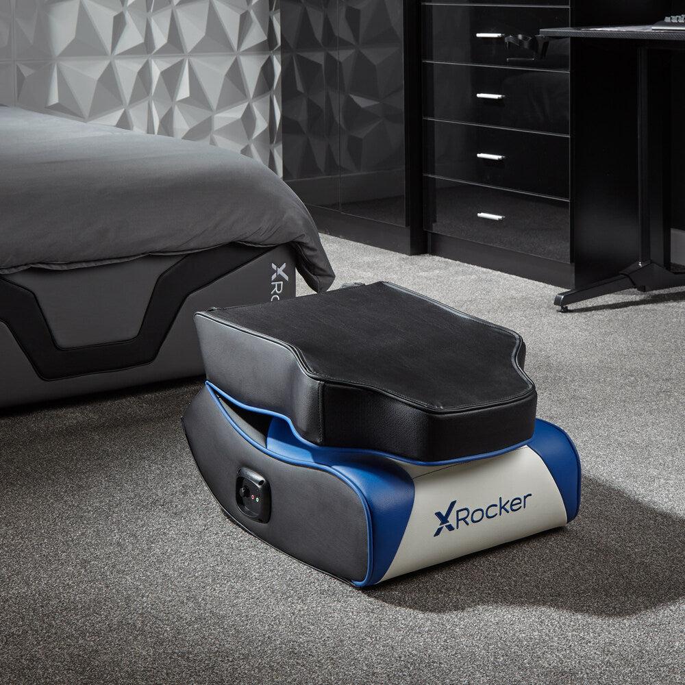 XROCKER PLAYSTATION GEIST 2.0 FLOOR ROCKER - VIT OCH BLÅ