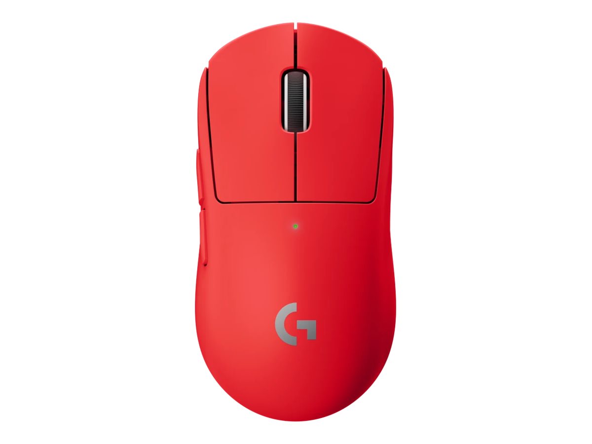 Logitech G PRO X SUPERLIGHT Optisk Trådlös Röd
