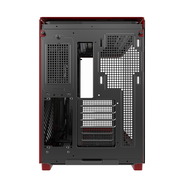 Montech King 95 Röd - Curved Glas