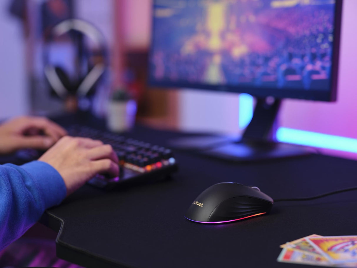 TRUST GXT924 YBAR+ SPELMUS - SVART