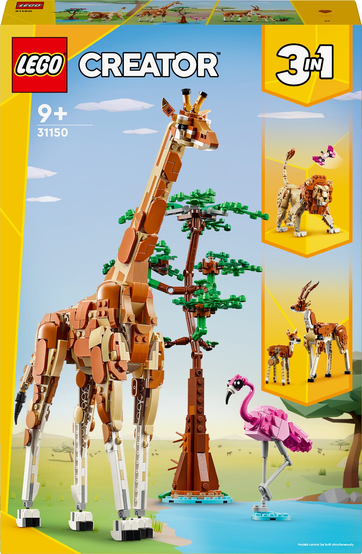 LEGO 31150 Creator 3-i-1 Byggleksak För Djursafari