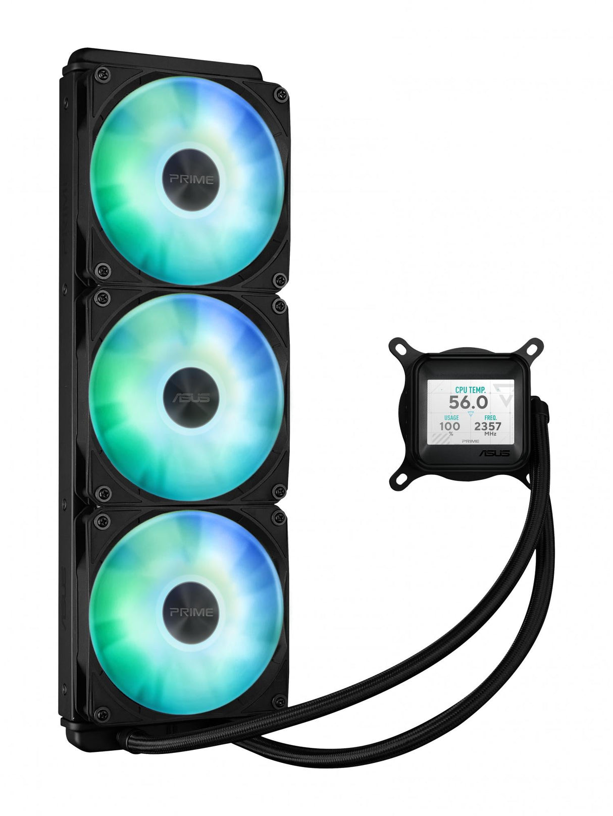 ASUS PRIME LC 360 ARGB LCD AiO Liquid Cooler ASUS