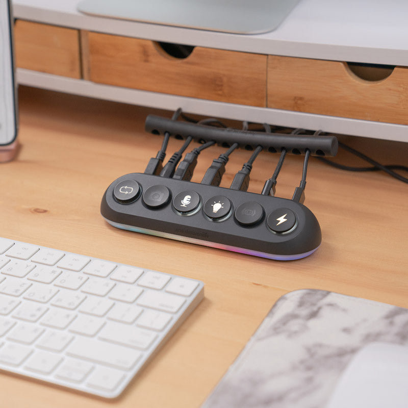 Streamplify HUB DECK 5 Slot, RGB, 12V - Svart