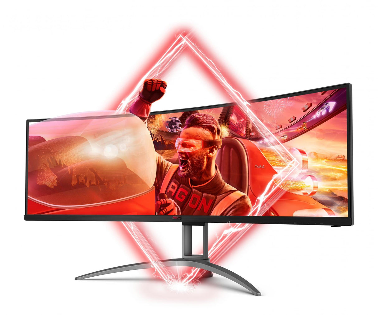 AOC Gaming AG493QCX 49 3840 X 1080 (UltraWide) HDMI DisplayPort 144Hz