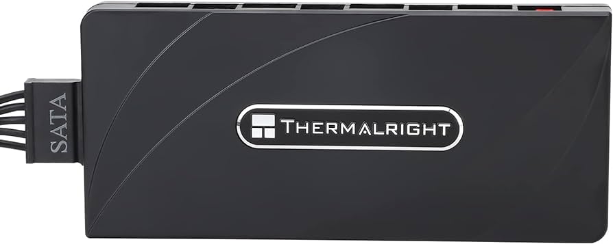 Thermalright ARGB Och FAN HUB 8-portar - 4-stifts PWM / 3-stifts ARGB