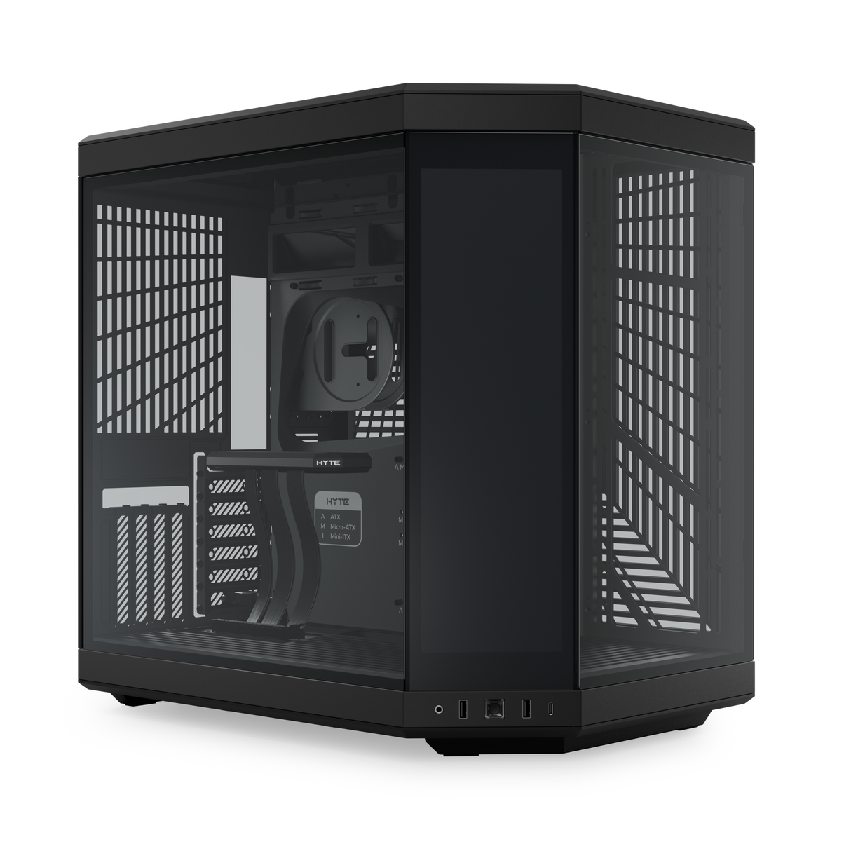 HYTE Y70 Touch Black - Inklusive Pekskärm