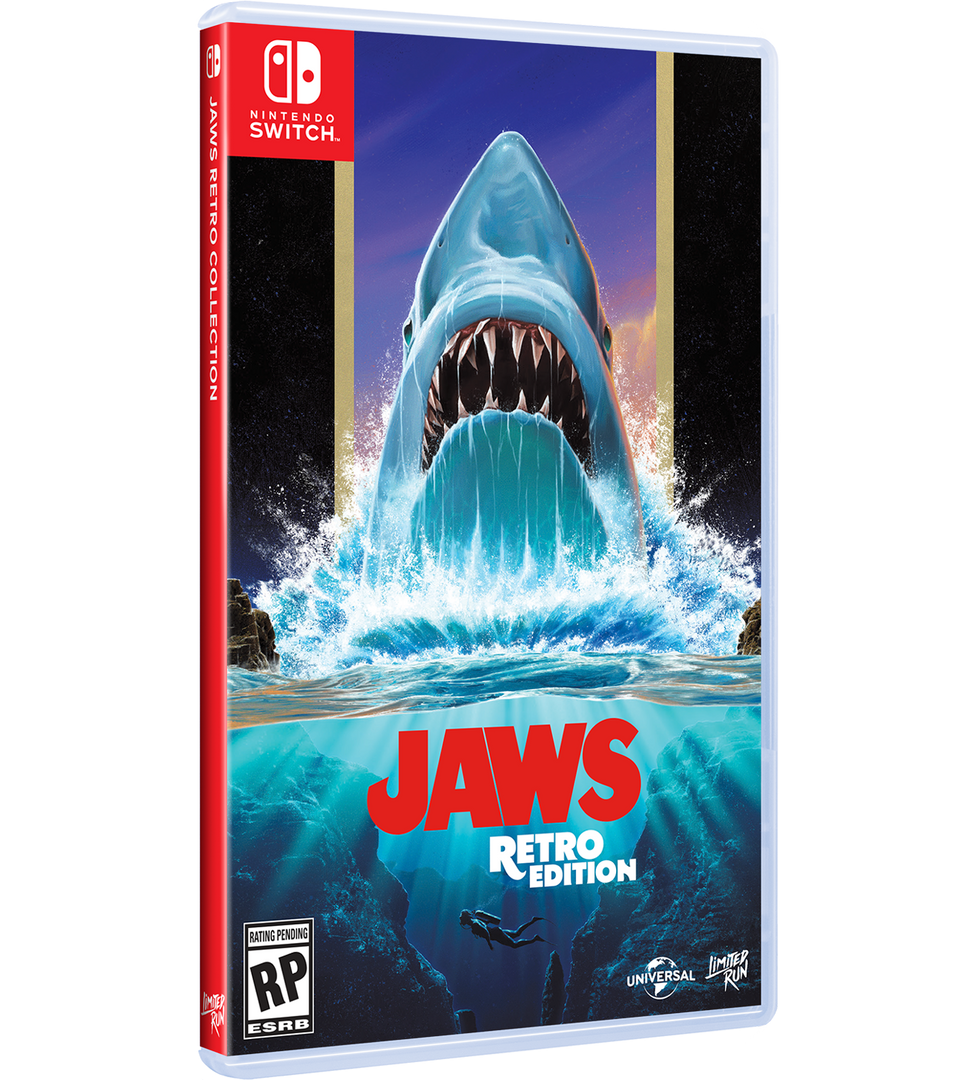 Jaws Retro Edition (Limited Run) (Import) – Nintendo Switch-emballage