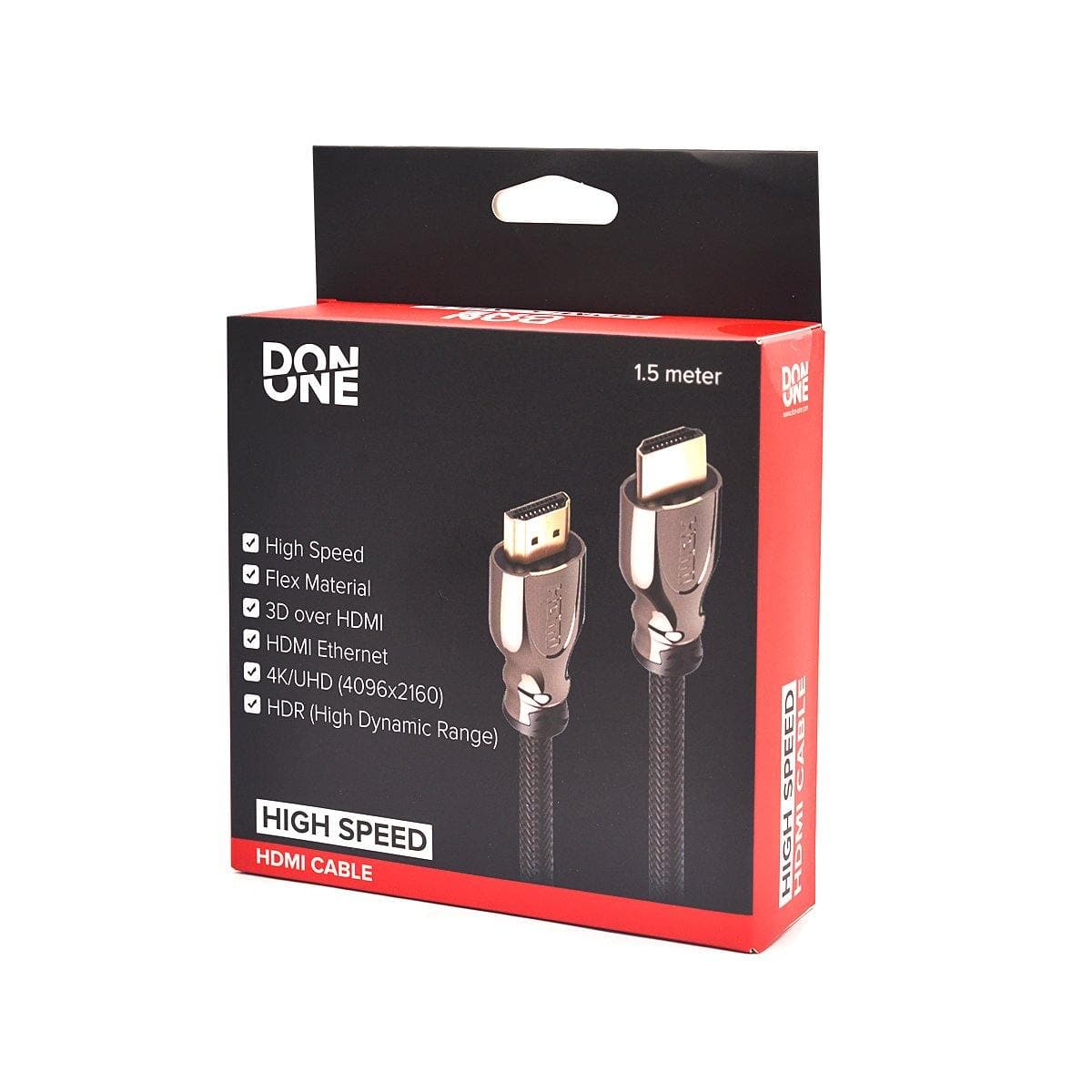 DON ONE - HDMI-kabel 2,0 - 1,5 Meter