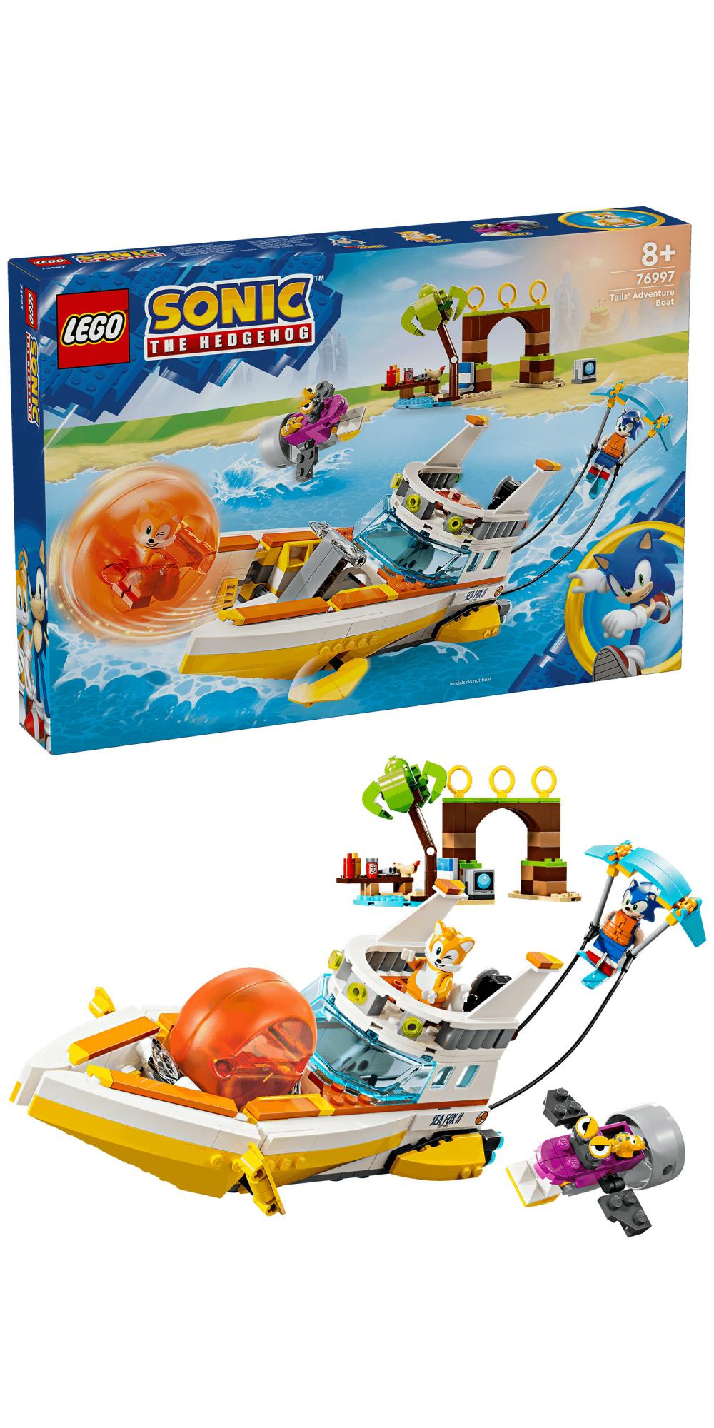 LEGO Sonic: Tails' Adventure Boat (76997)