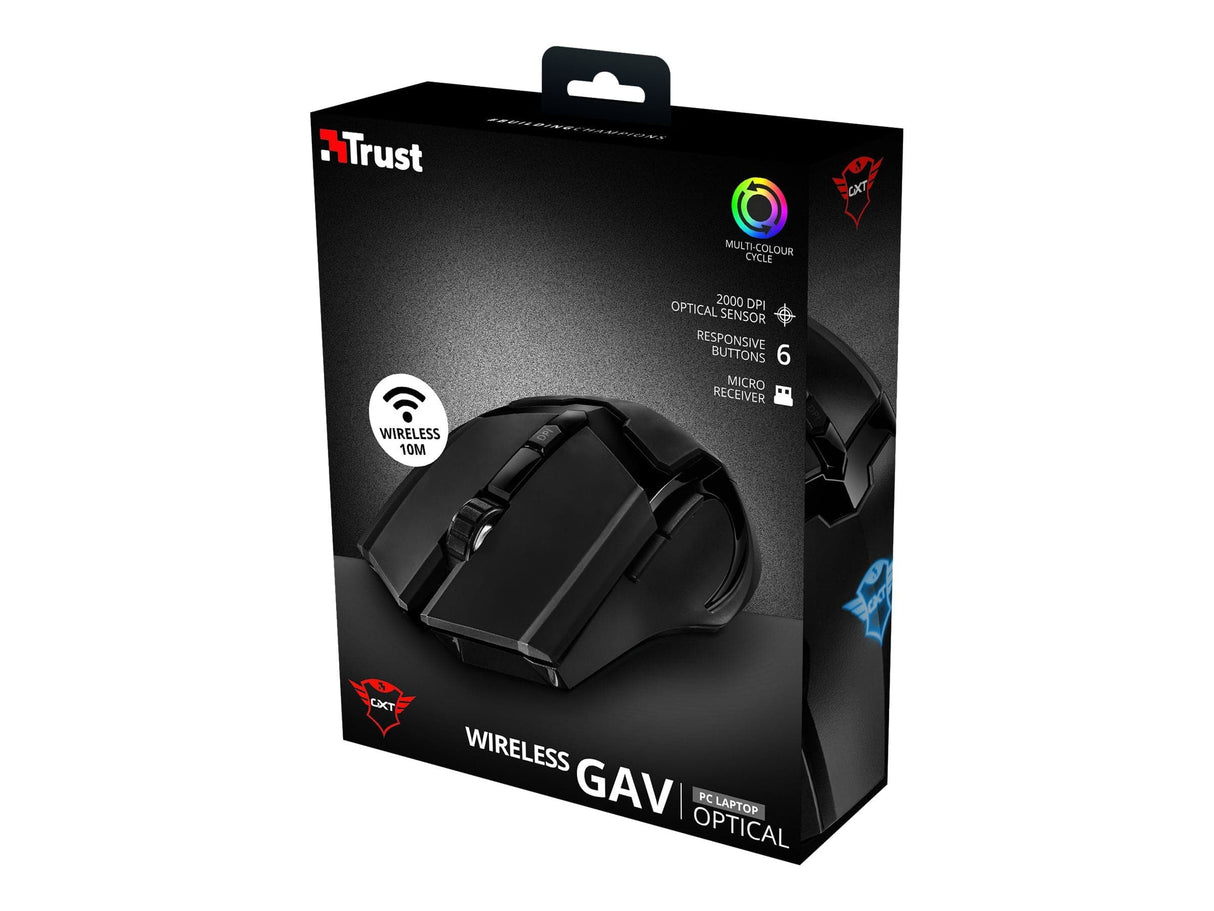 Trust GXT 103 Gav Optical Wireless Black