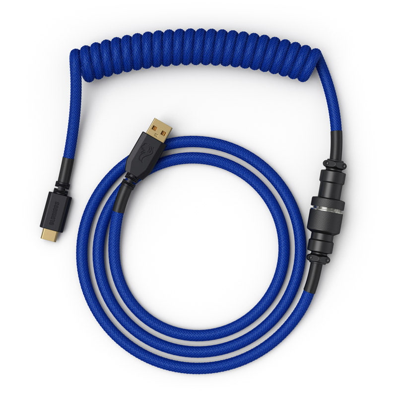 Glorious Coil Cable - Cobalt Blue