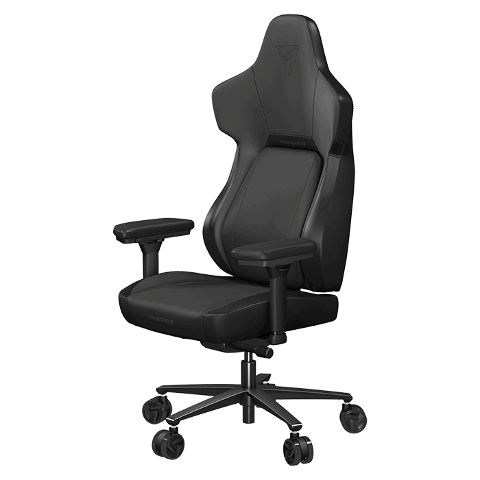 ThunderX3 CORE Modern Black- CORE.RDY 360 Svankstöd, Synkron Tilt, Fotstöd, 150 Kg Max, 4d