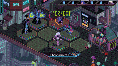 Keylocker - Turn Based Cyberpunk Action – PlayStation 5 – skærmbillede fra spillet