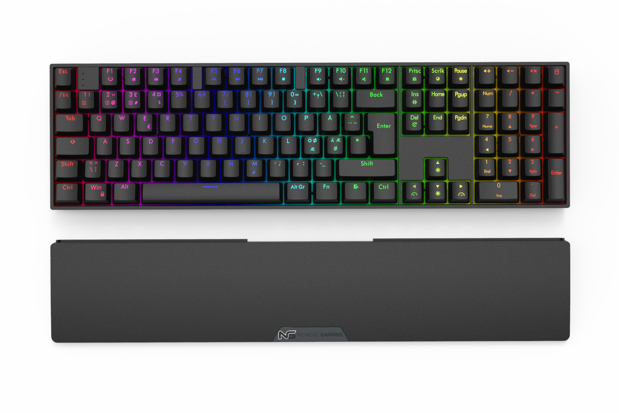 Nordic Gaming Operator Tangentbord Mekaniskt RGB/16,8 Miljoner Färger