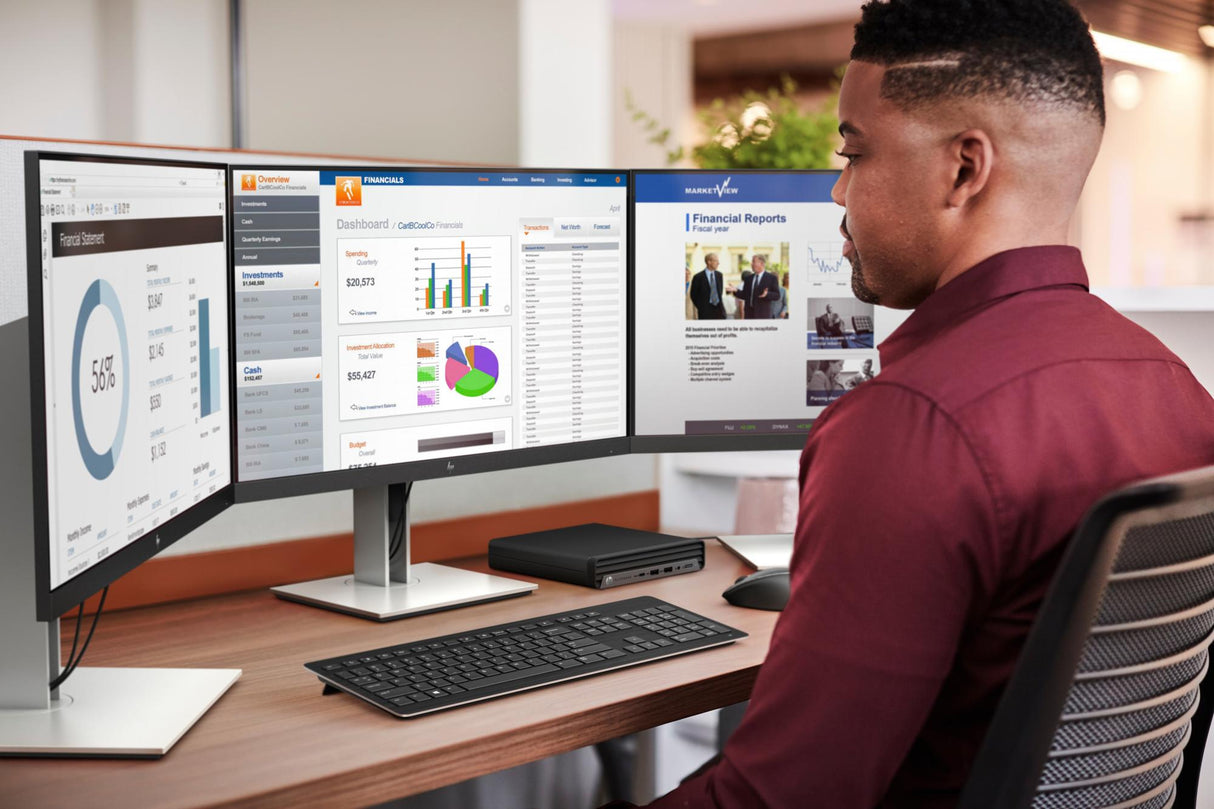 HP E24 G4 23.8 1920 X 1080 VGA (HD-15) HDMI DisplayPort 60Hz Pivot-skärm (utan Stativ)