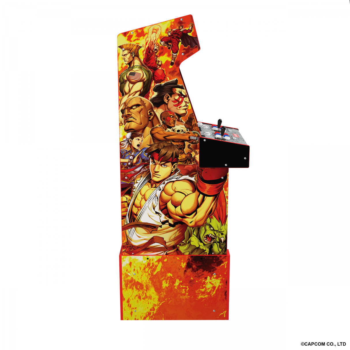 ARCADE 1 UP STREET FIGHTER LEGACY 14-I-1 WIFI-AKTIVERAD ARCADE MACHINE