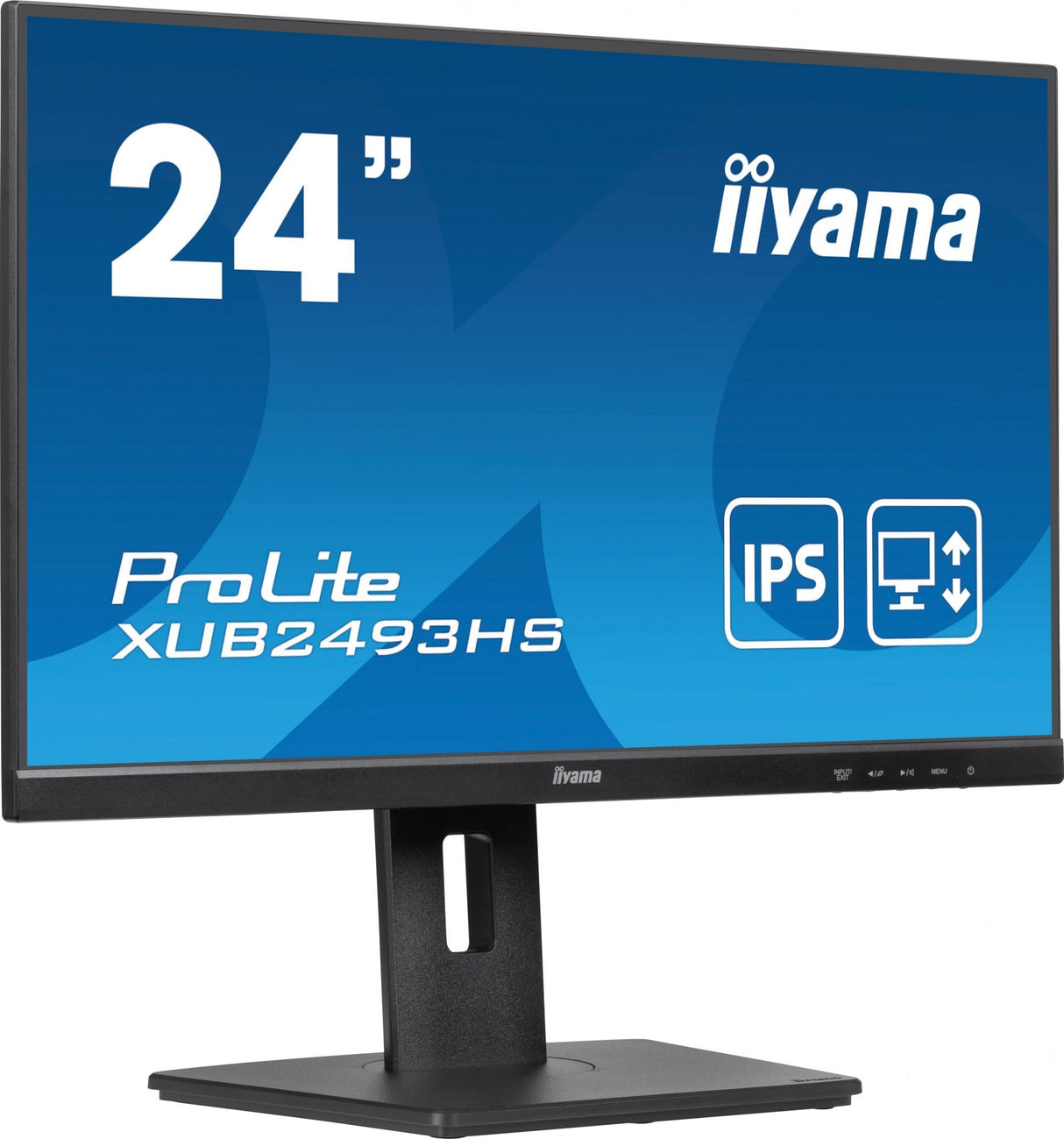 Iiyama ProLite XUB2493HS-B6 24 1920 X 1080 (Full HD) HDMI DisplayPort 100Hz Pivot Monitor