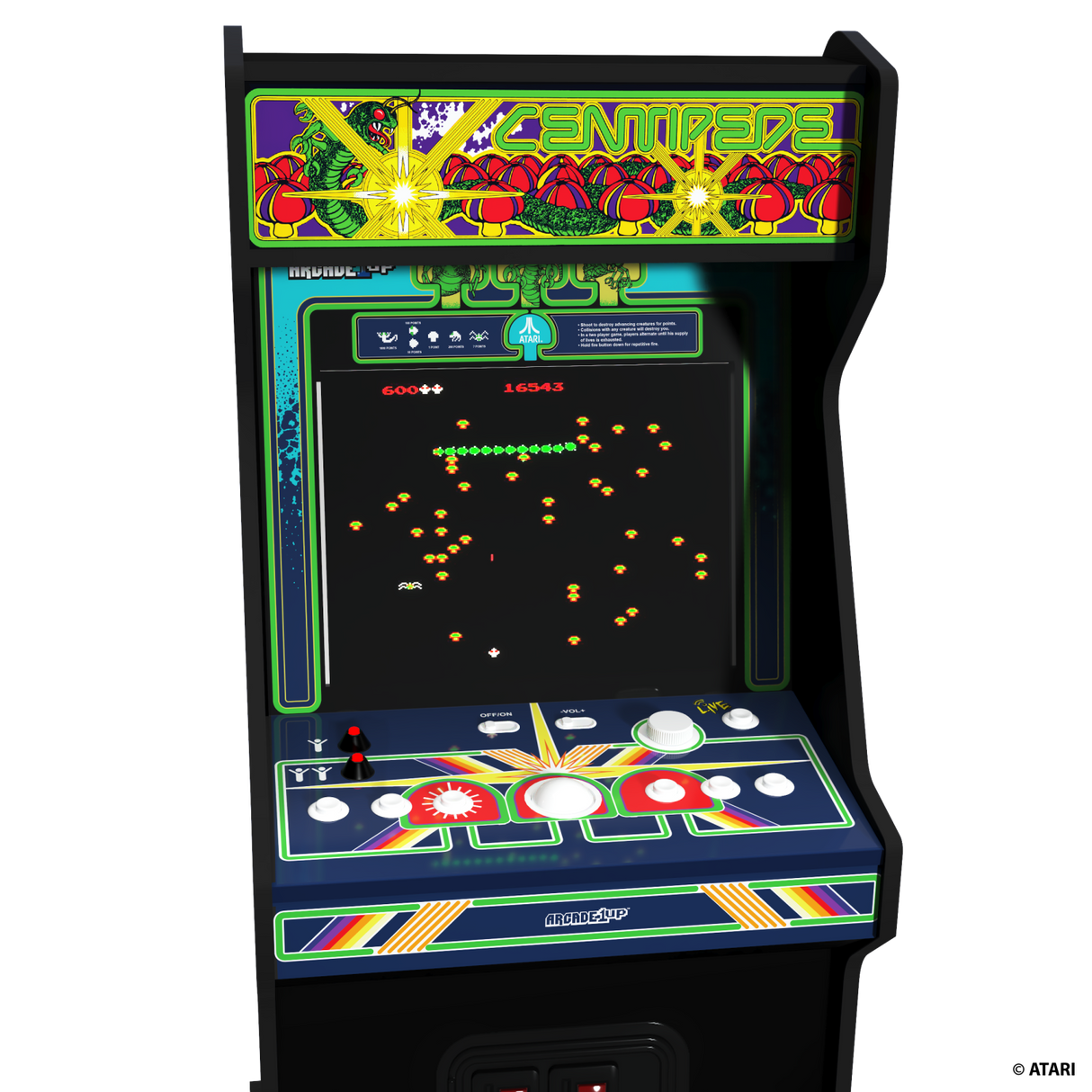 ARCADE 1 UP ATARI LEGACY 14-I-1 WIFI-AKTIVERAD ARCADE MACHINE