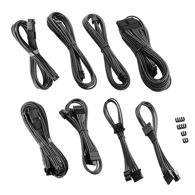 CableMod RT-Series Pro ModMesh 12VHPWR Dual Cable Kit För ASUS/Seasonic - Kolfiber