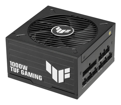 ASUS TUF Gaming 1000P – 1000 W Platinum strømforsyning – blæsergitter og modulære stik
