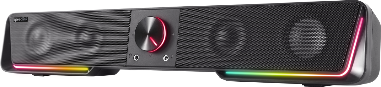 Speedlink - GRAVITY RGB Stereo Soundbar, Svart