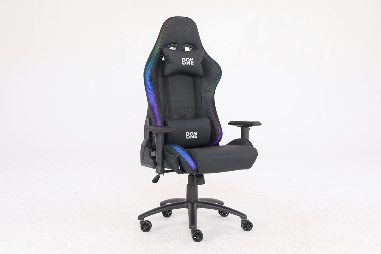 DON ONE - Valentino RGB Gamer Stol MK4 - PU Läder - Upp Till 120 KG