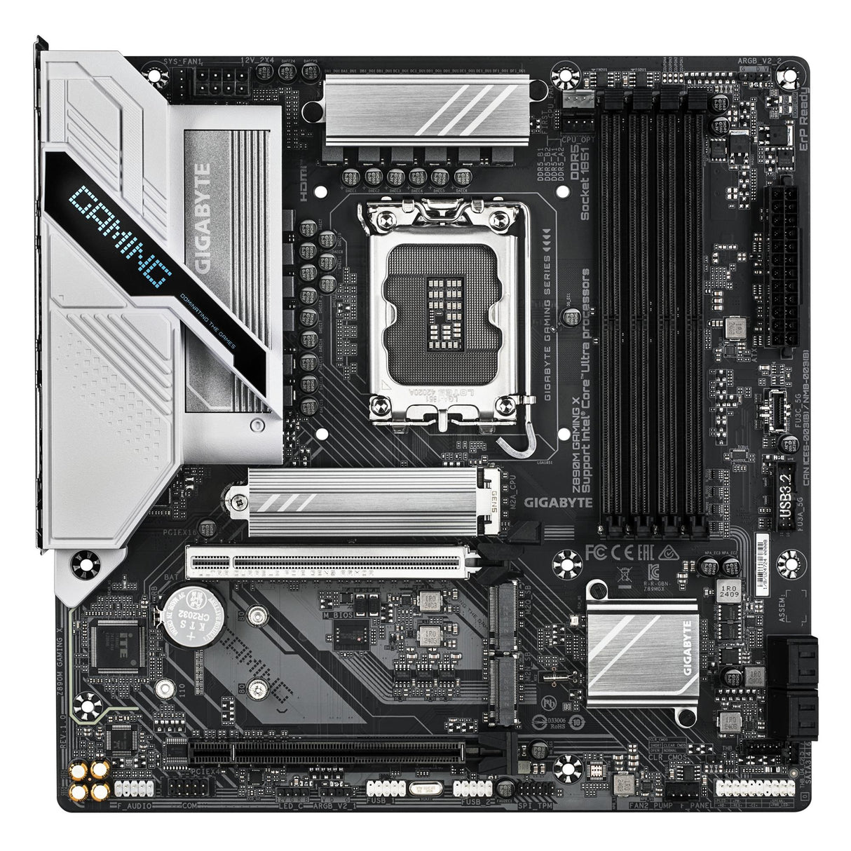 Gigabyte Z890M GAMING X Micro ATX LGA1851-sockel Intel Z890 Express