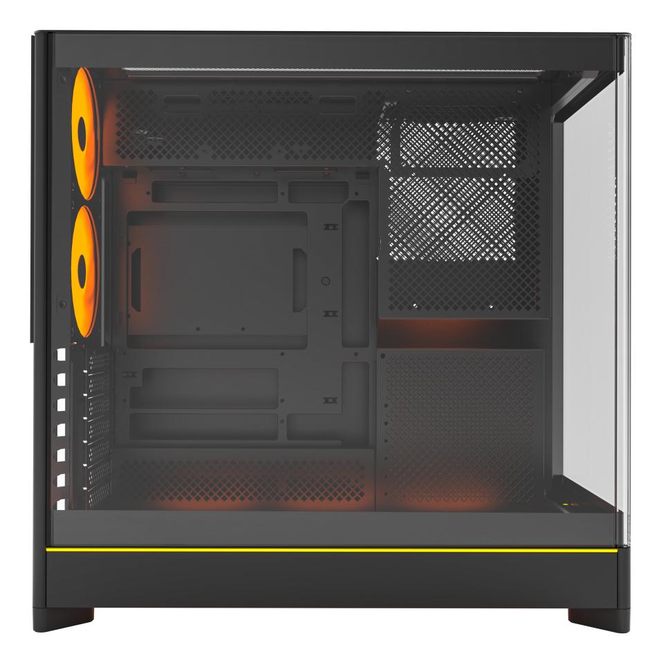 Montech HS02 PRO, ATX, Glass front, 5 Pre-installed fans - Black Telon Technology Co Ltd (Montech)