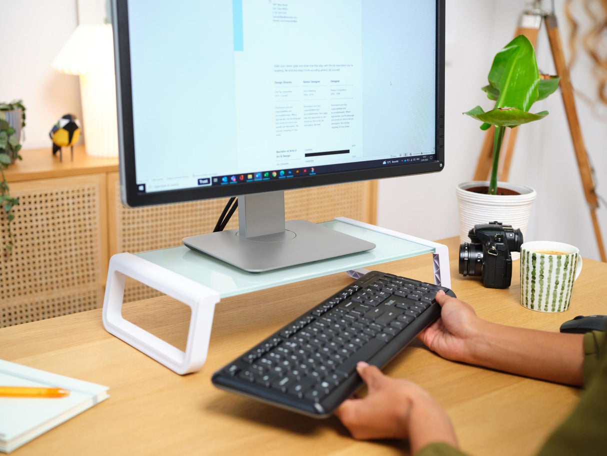 TRUST MONTA GLASS MONITOR STAND - VIT