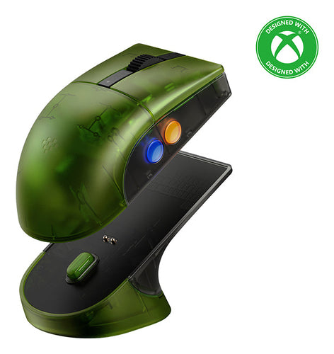 8BitDo Retro R8 Xbox Edition – trådløs PC-mus – Mus på ladestation