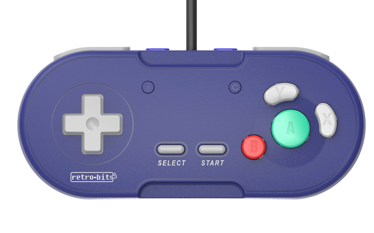 Retro-Bit LegacyGC – kablet GameCube-controller – lilla – produktbillede 1
